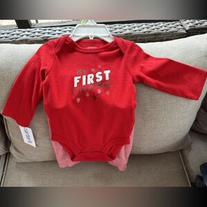 NWT Carters MY FIRST CHRISTMAS Outfit 3M